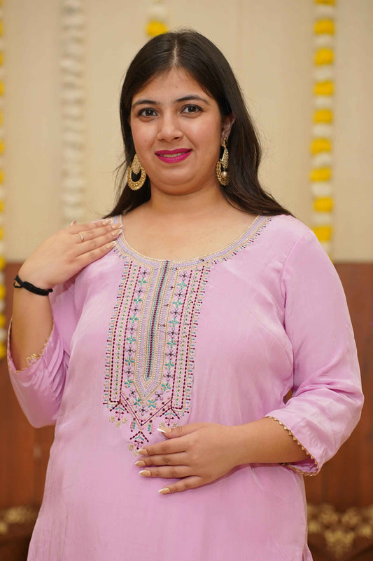 Opulent Pink Fancy Suit Set