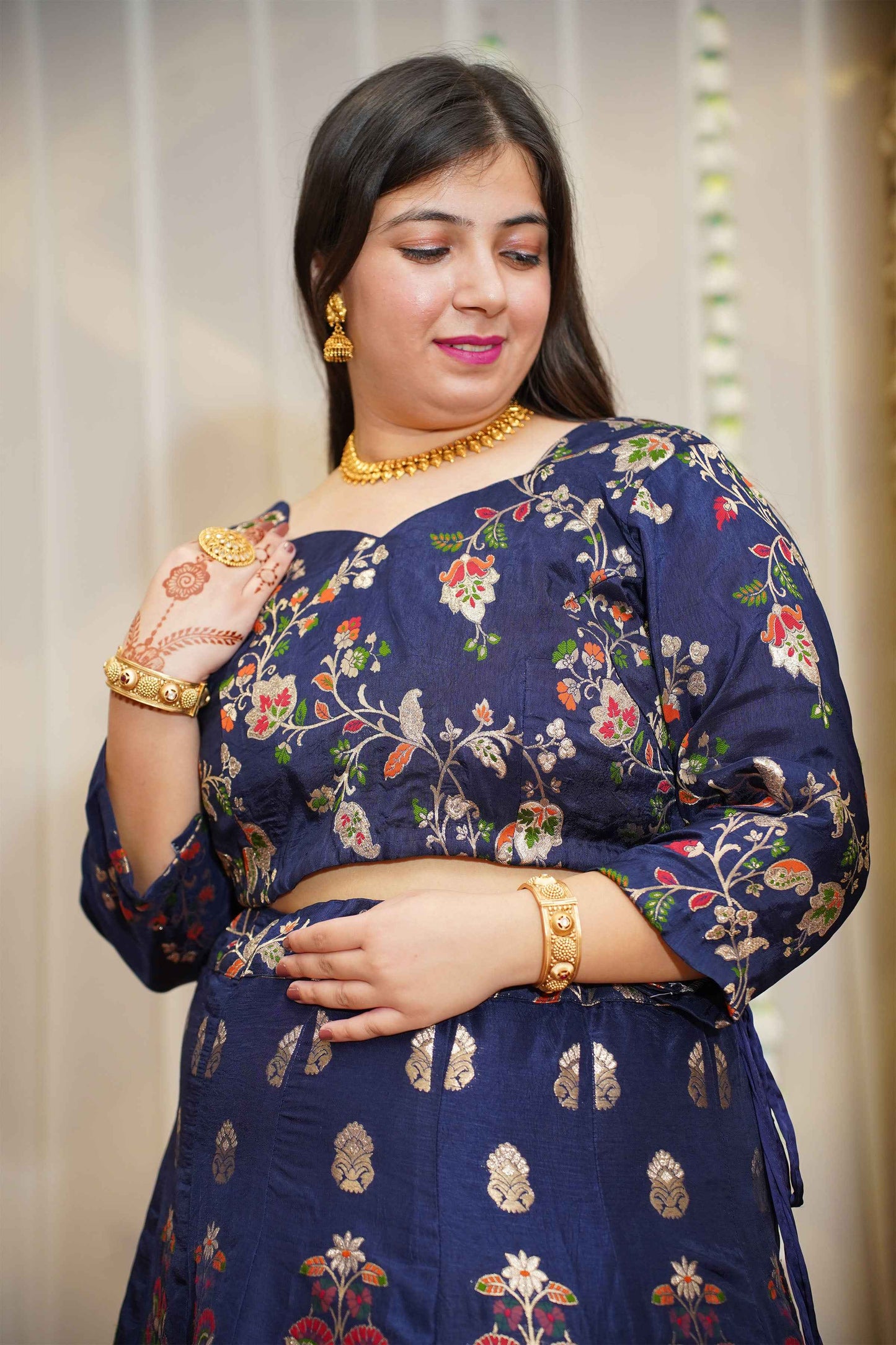 Neelima Jacquard Silk Lehenga