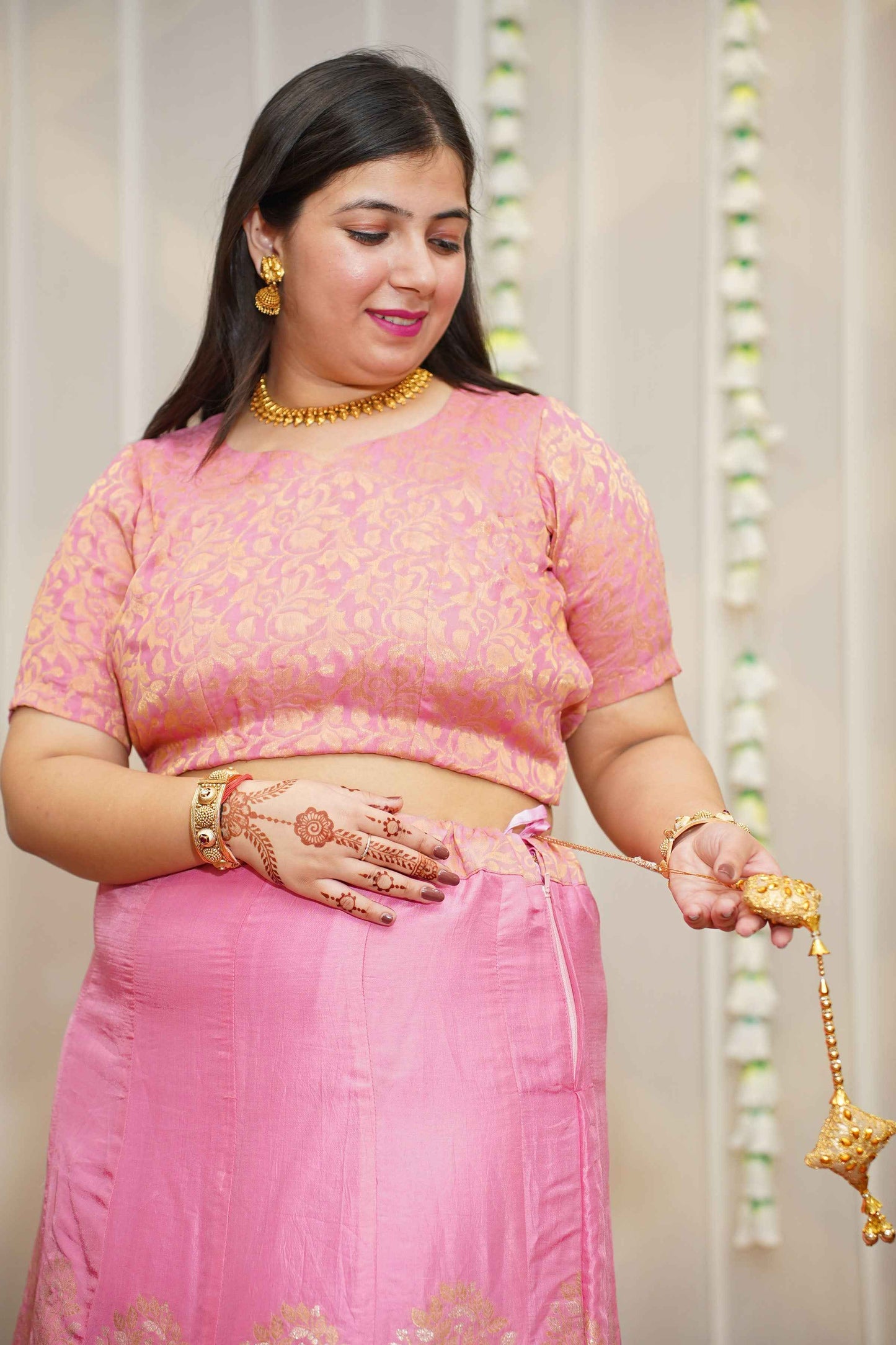 Nishka Jacquard Silk Lehenga