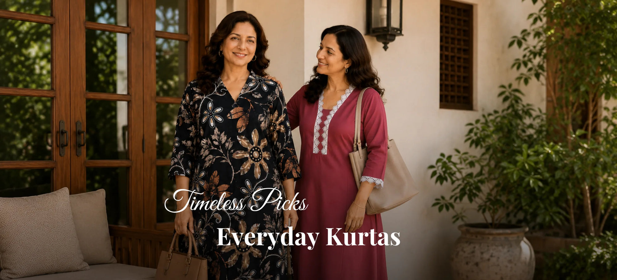 Women Plus Size Everyday Kurtas