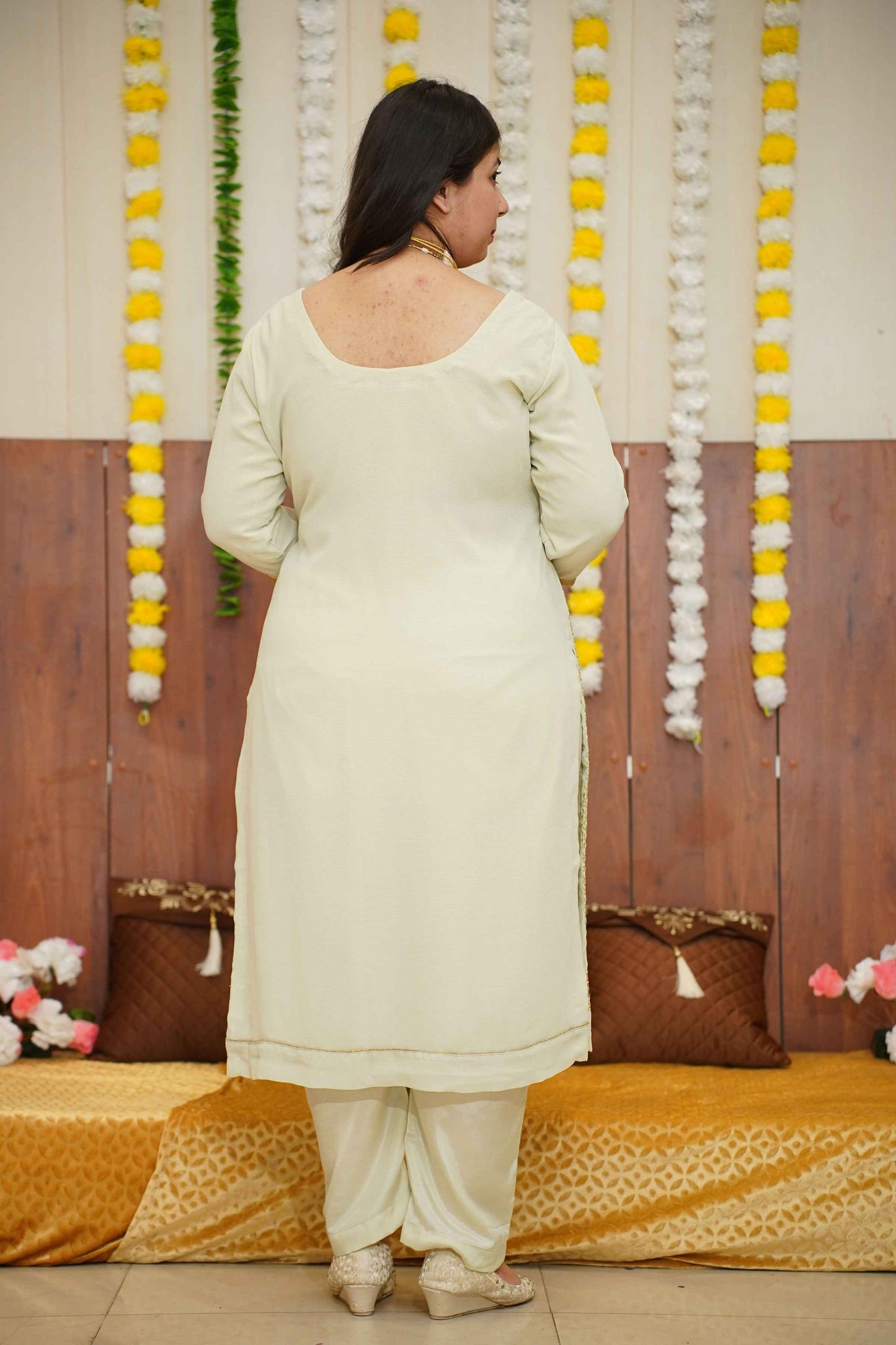 Pastel Pista Georgette Suit Set