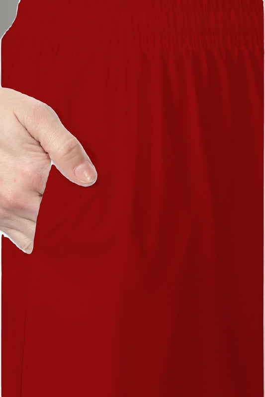 Red Rayon Kurti Pant