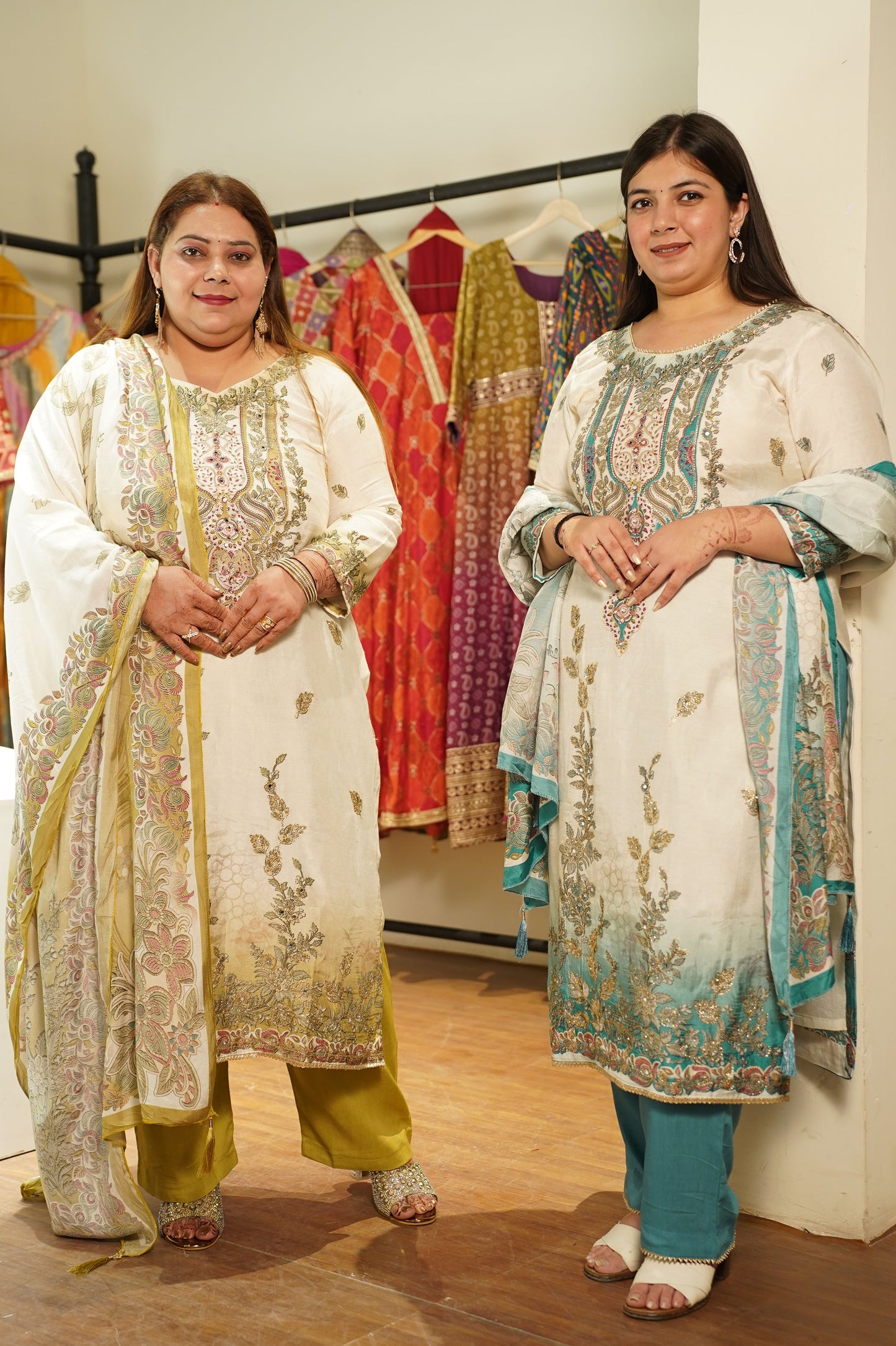 Sabaah Ombré Muslin with Aari Work