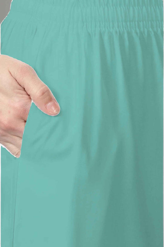 Sky Blue Rayon Kurti Pant