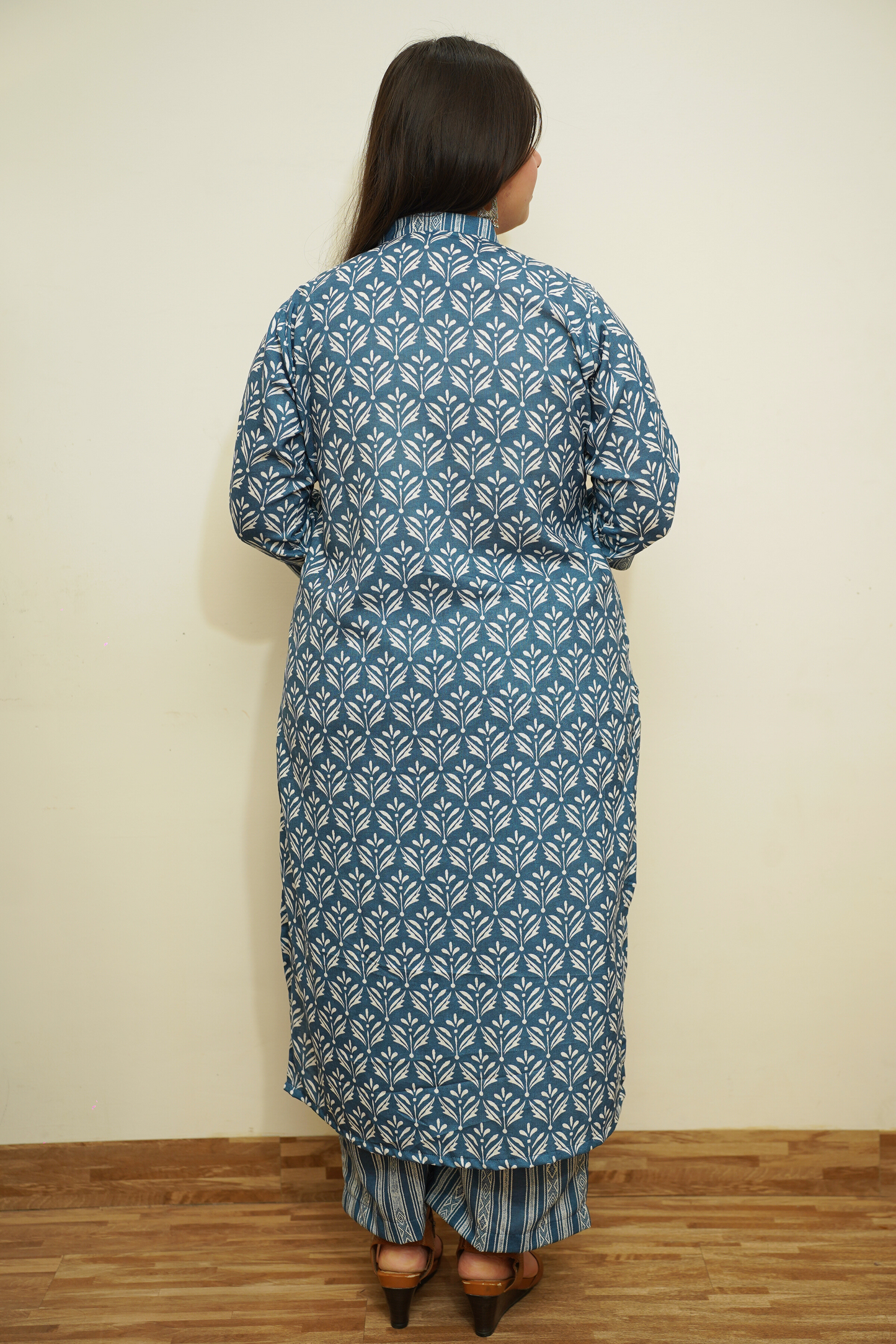 Subtle Indigo Co-ord Suit Set