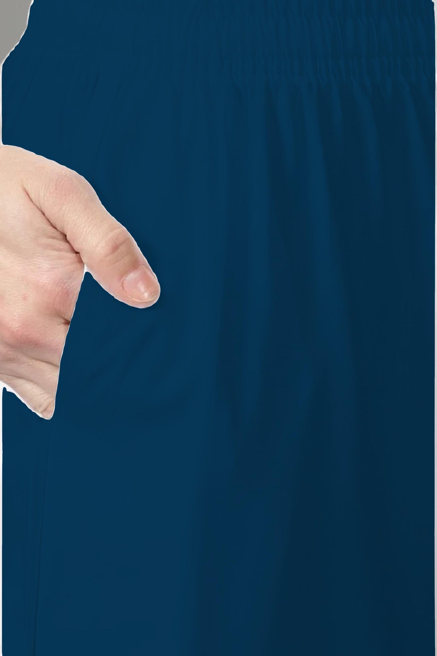 Teal Blue Rayon Kurti Pant