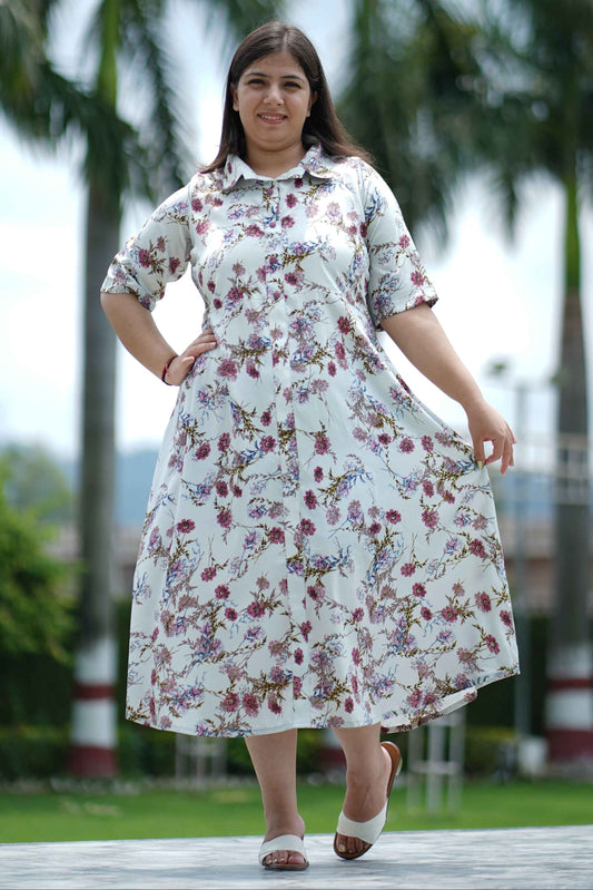 Autumn Whispers Calf Dress