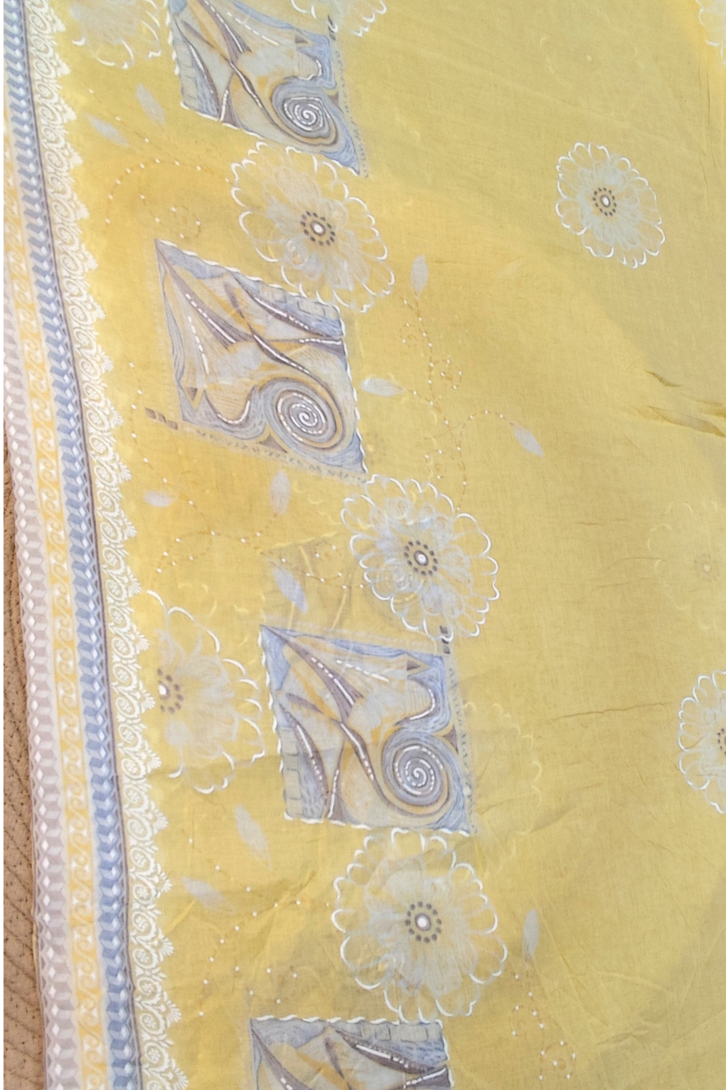 Honey Vanilla Mul Cotton Dupatta