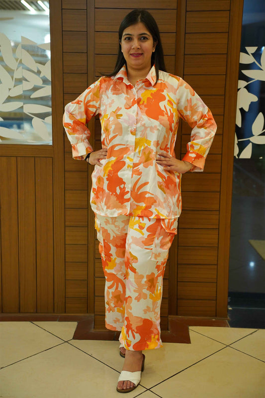 Sun-Kissed Peach Co-ord Set