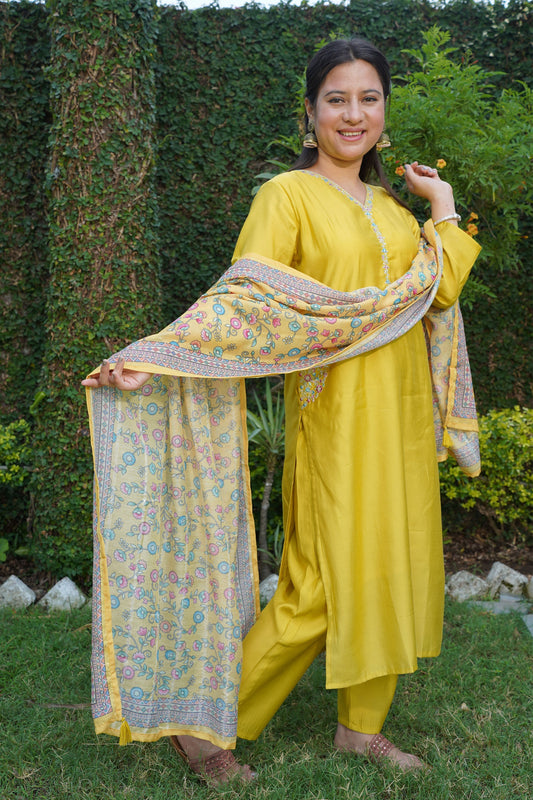 Tropical Tapestry Modal Suit Set