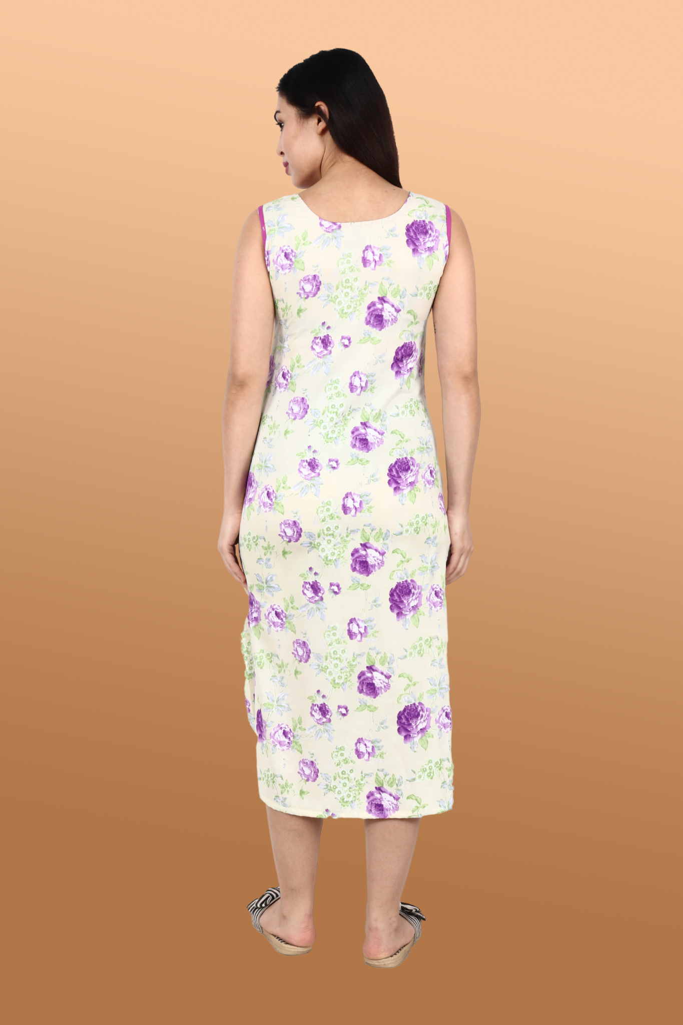 Buy Plus Size Everyday Cotton Nursing Dress At Apella | Sizes XS to 10 XL | India | Free Delivery | Customized