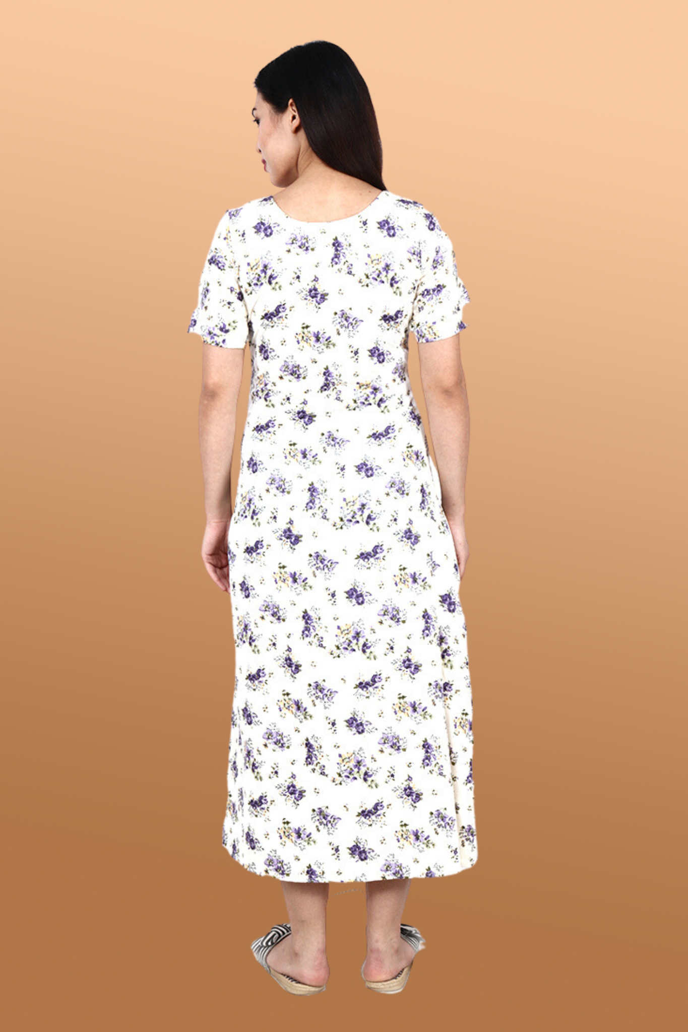 Buy Plus Size Everyday Cotton Maternity Dress At Apella | Sizes XS to 10 XL | India | Free Delivery | Customized