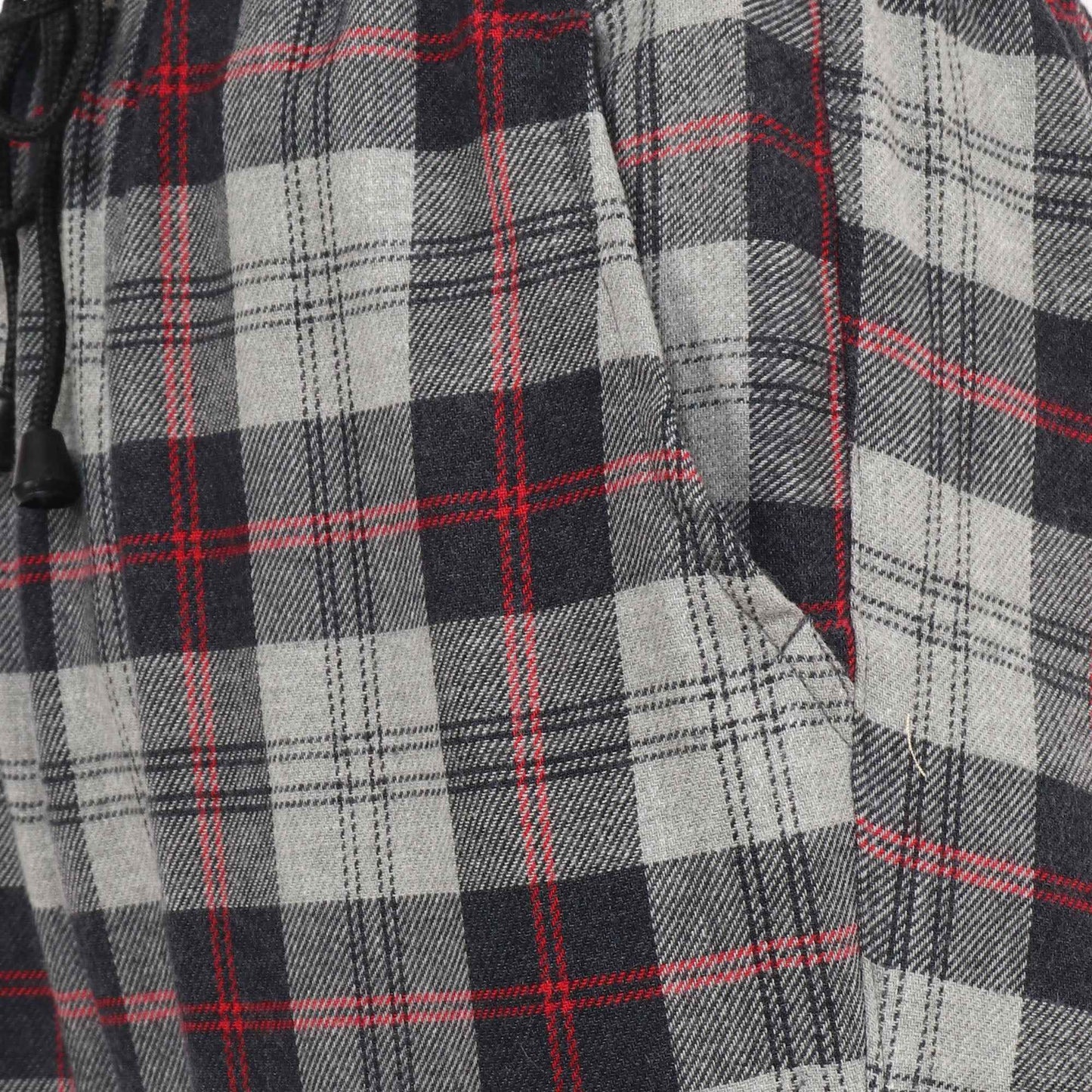 Buy Plus Size Dark Grey Checked Pajama At Apella | Sizes XS to 10 XL | India | Free Delivery | Customized