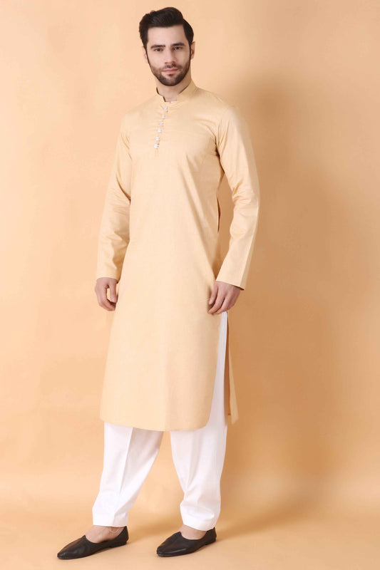 Buy Plus Size Sauve Cotton Kurta Pajama At Apella | Sizes XS to 10 XL | India | Free Delivery | Customized