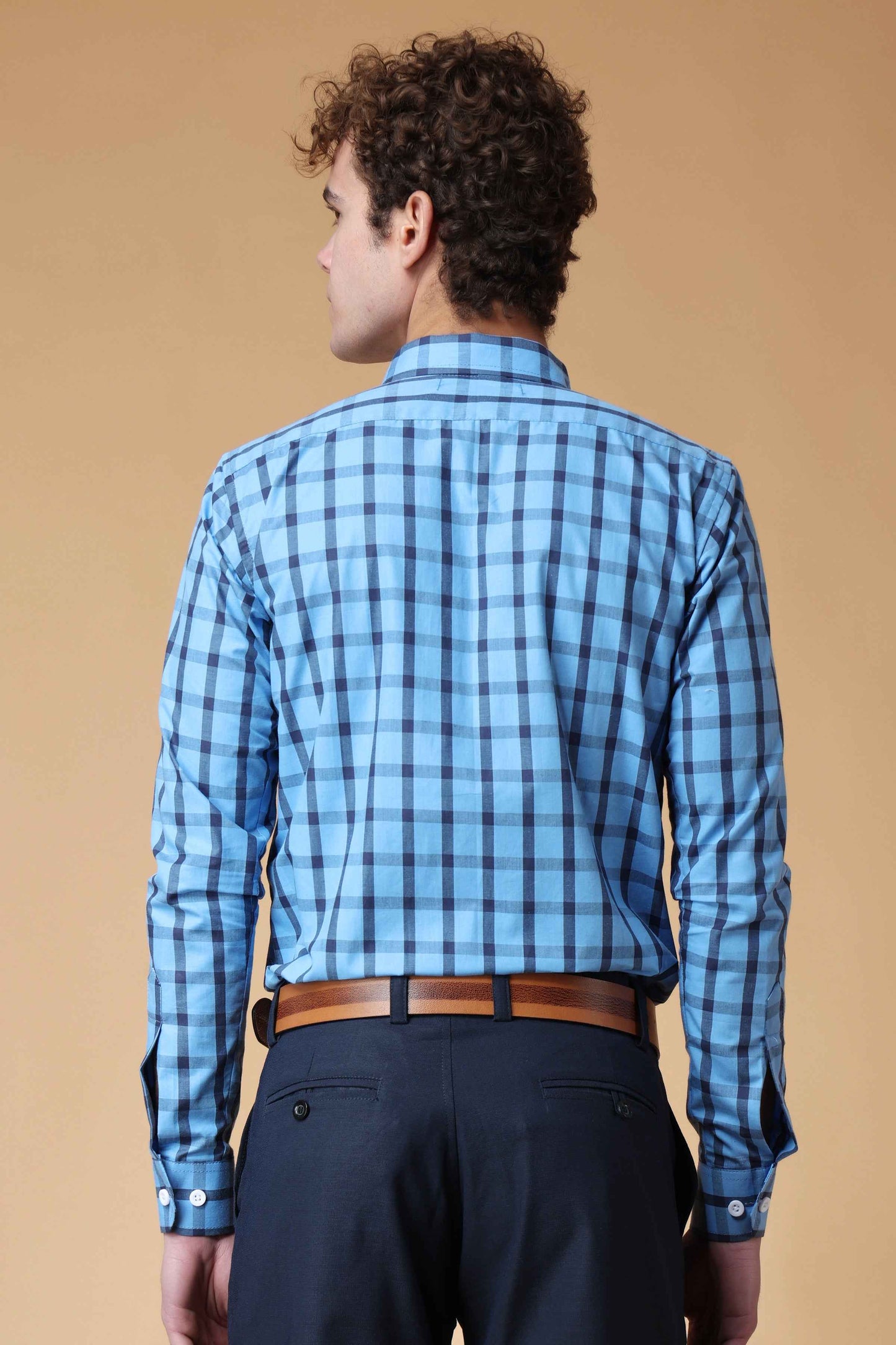 Buy Plus Size Musical Tones Checked Shirt At Apella | Sizes XS to 10 XL | India | Free Delivery | Customized