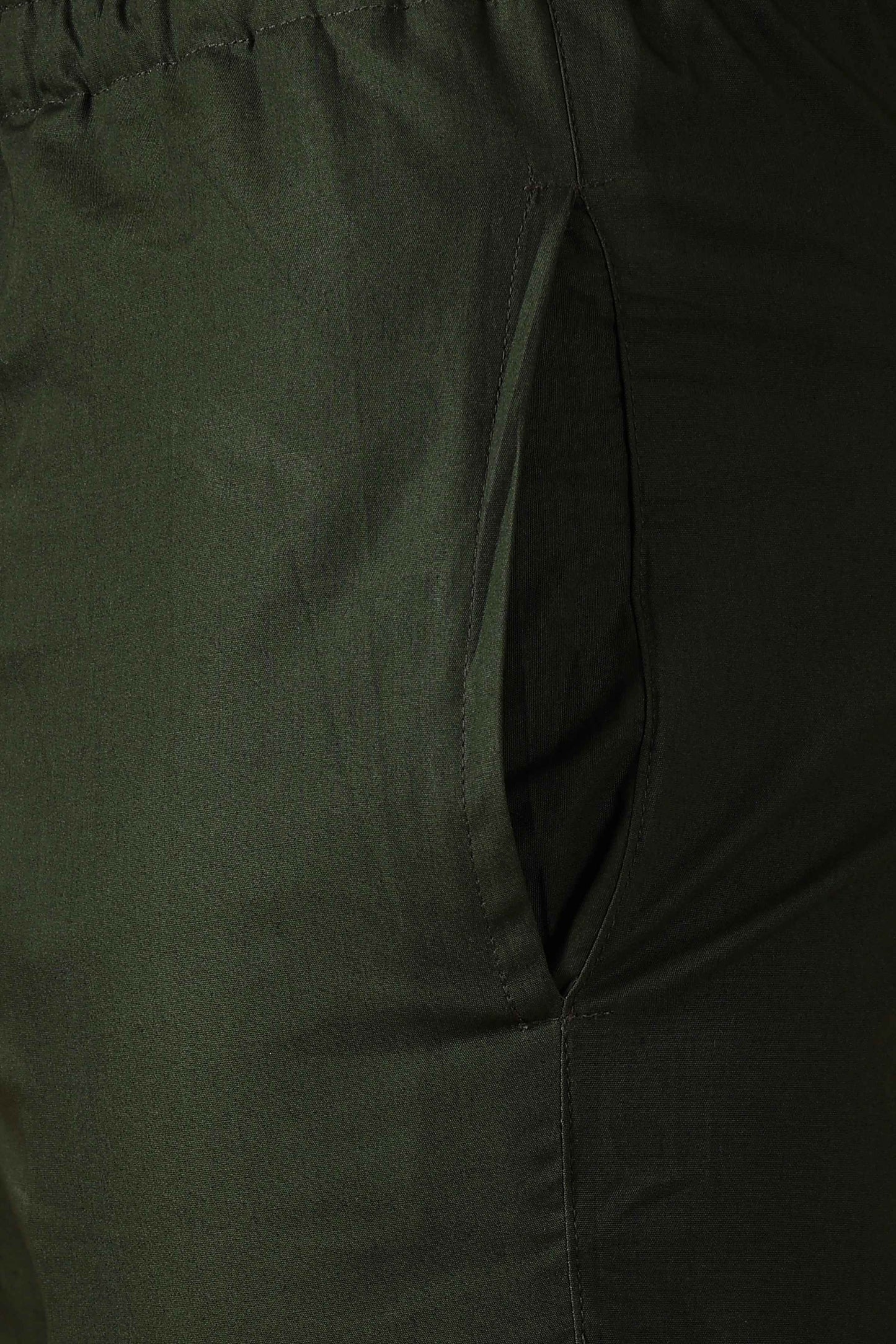 Buy Plus Size Bottle Green Cotton Pant Pajama At Apella | Sizes XS to 10 XL | India | Free Delivery | Customized