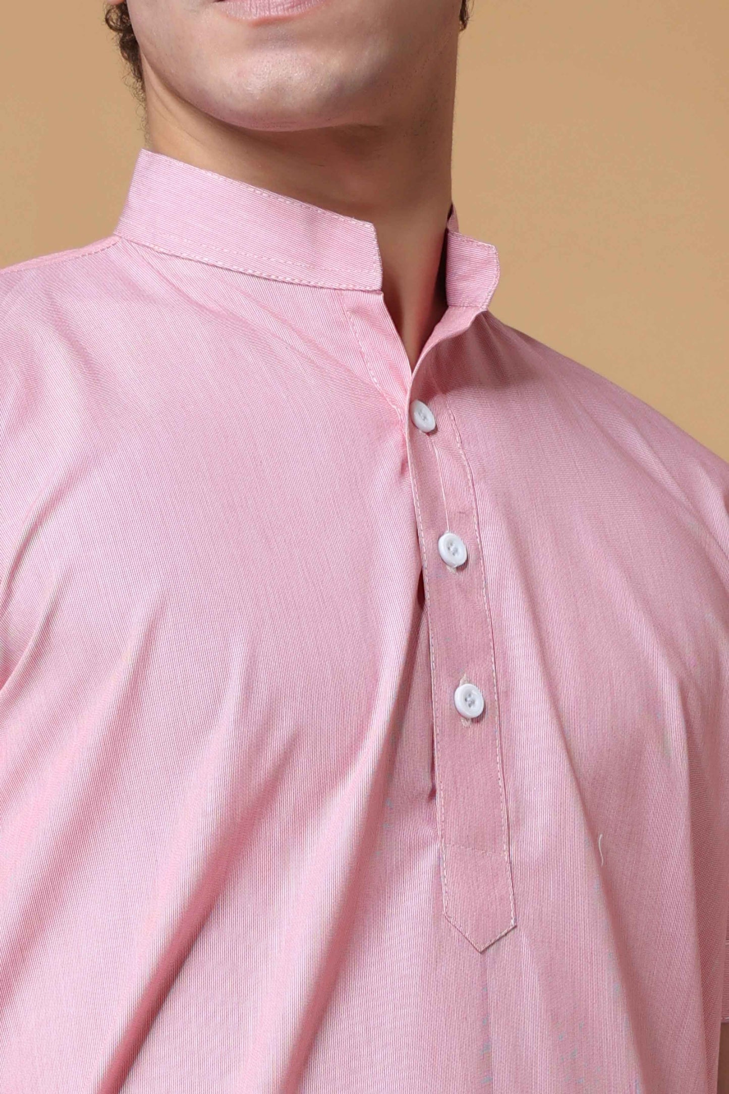 Buy Plus Size Orchid Pink Short Kurta At Apella | Sizes XS to 10 XL | India | Free Delivery | Customized