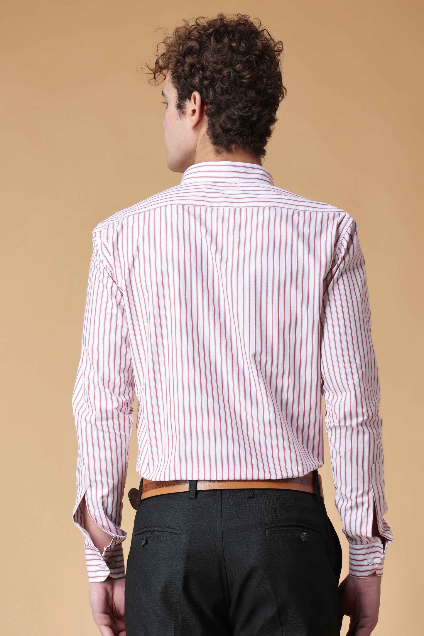 Buy Plus Size Nautical Red Striped Shirt At Apella | Sizes XS to 10 XL | India | Free Delivery | Customized