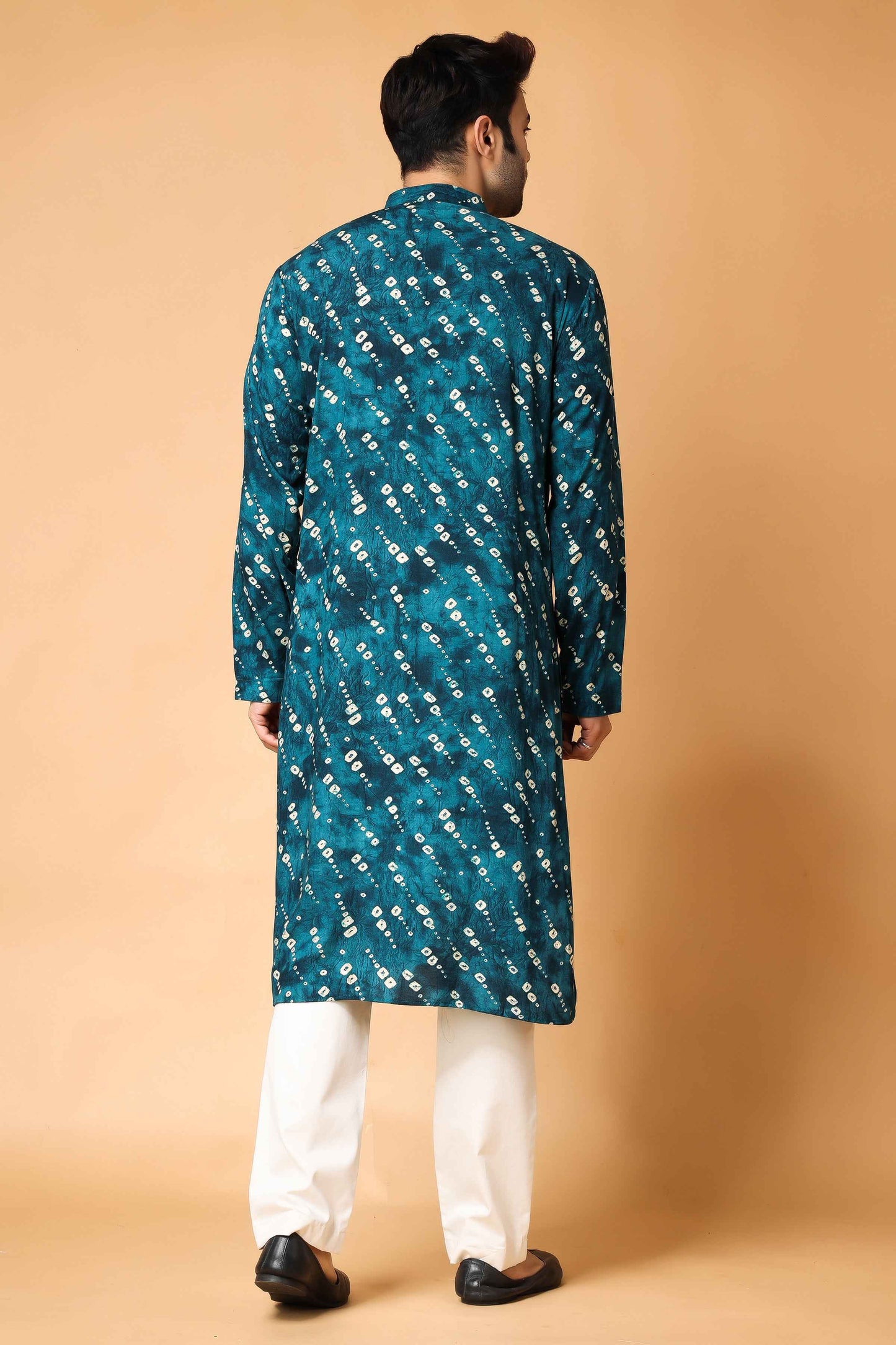 Buy Plus Size Peacock Majesty Printed Kurta Pajama At Apella | Sizes XS to 10 XL | India | Free Delivery | Customized
