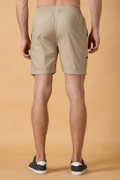 Beige Shorts