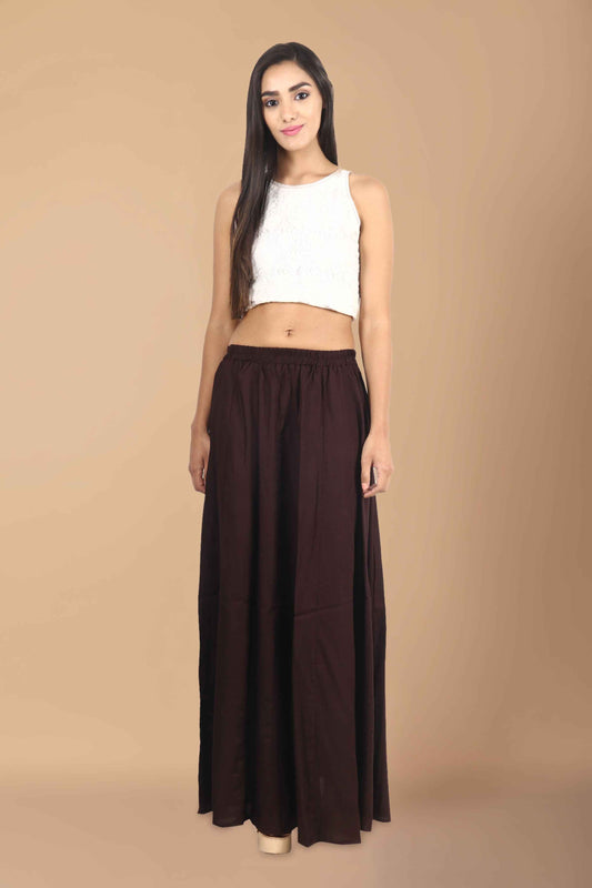 Buy Plus Size Rayon Long Skirt At Apella | Sizes XS to 10 XL | India | Free Delivery | Customized