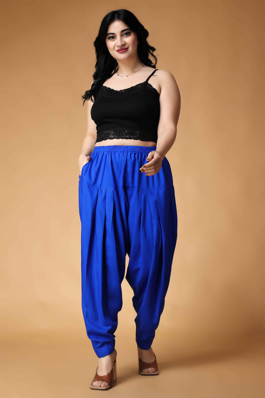 Buy Plus Size Rayon Easy Fit Salwar Pants At Apella | Sizes XS to 10 XL | India | Free Delivery | Customized