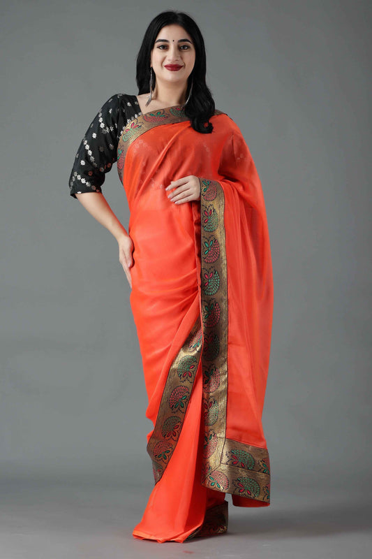 Buy Plus Size Classic Black Silk Blouse At Apella | Sizes XS to 10 XL | India | Free Delivery | Customized