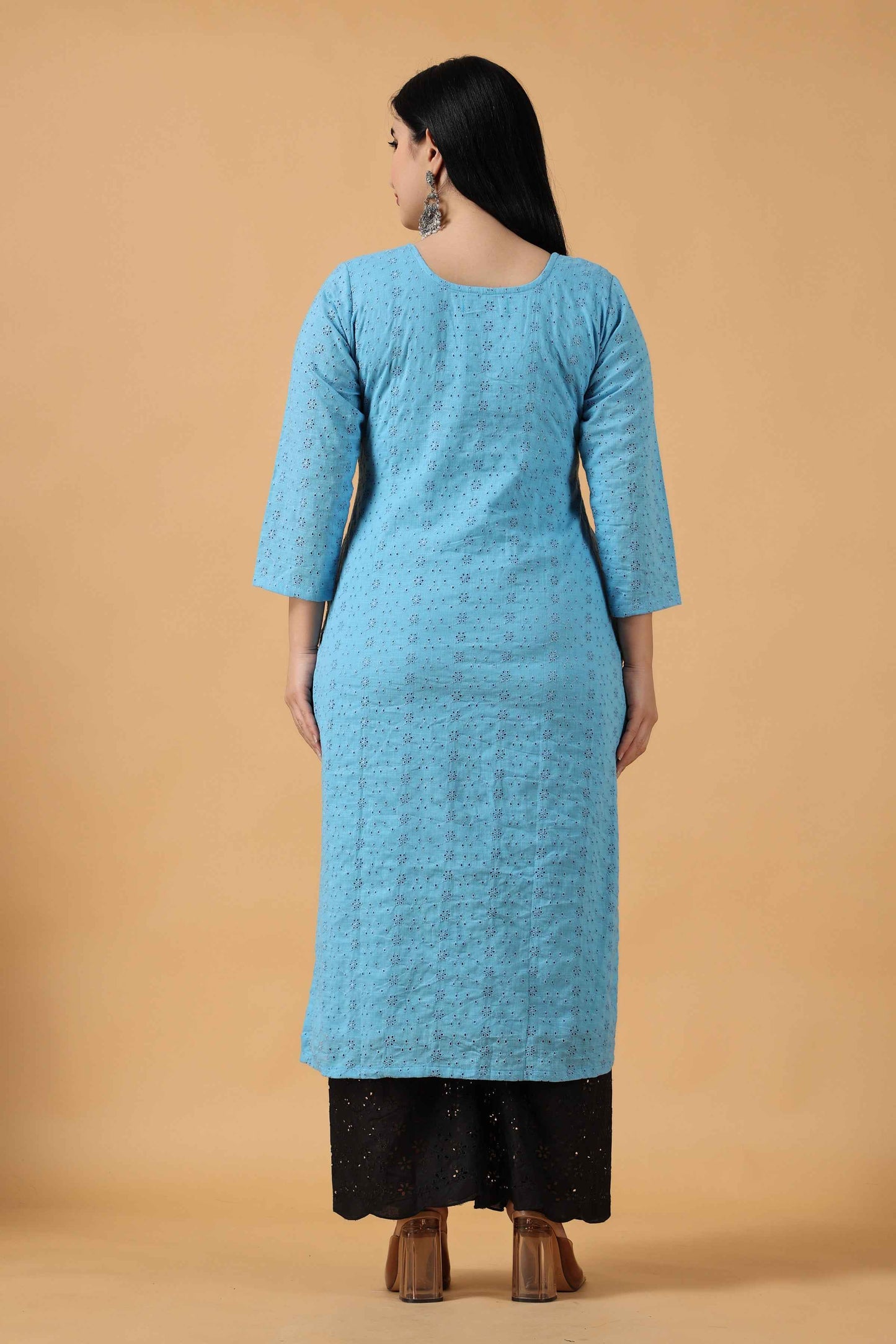 Firozi Chikan Kurta