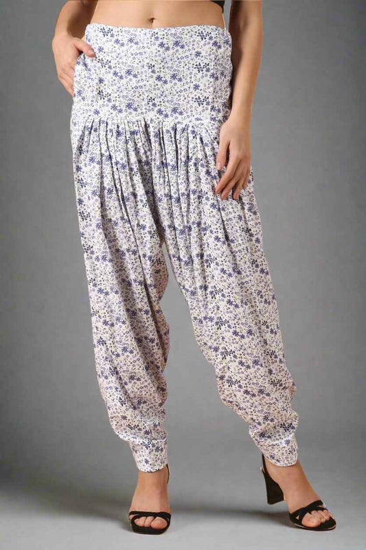 Buy Plus Size Forget-Me-Not Salwar At Apella | Sizes XS to 10 XL | India | Free Delivery | Customized