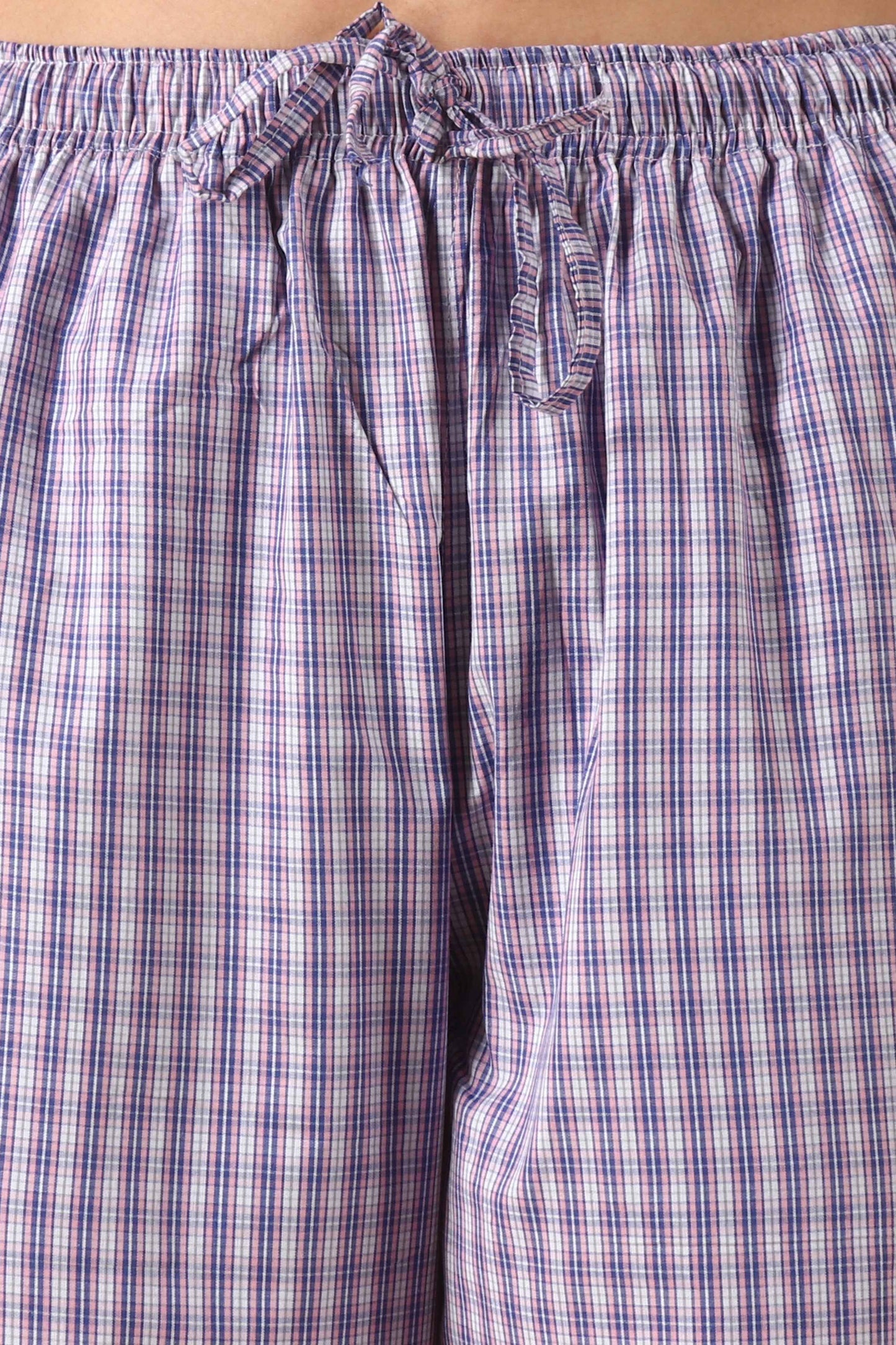 Buy Plus Size Purple Poly Pajama At Apella | Sizes XS to 10 XL | India | Free Delivery | Customized