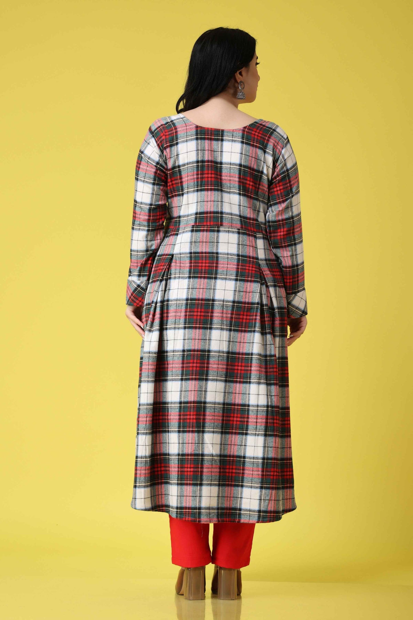 Buy Plus Size Just-A-Glance Woollen Kurta At Apella | Sizes XS to 10 XL | India | Free Delivery | Customized
