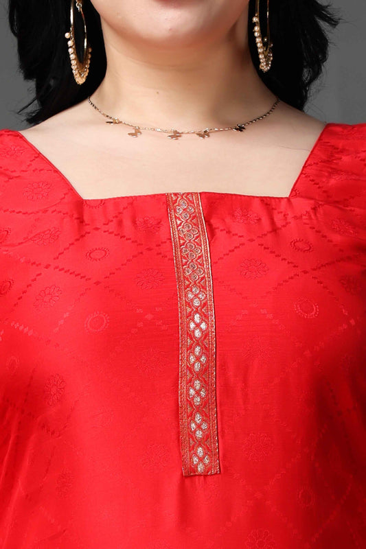 Buy Plus Size Rose Petals Muslin Suit Set At Apella | Sizes XS to 10 XL | India | Free Delivery | Customized