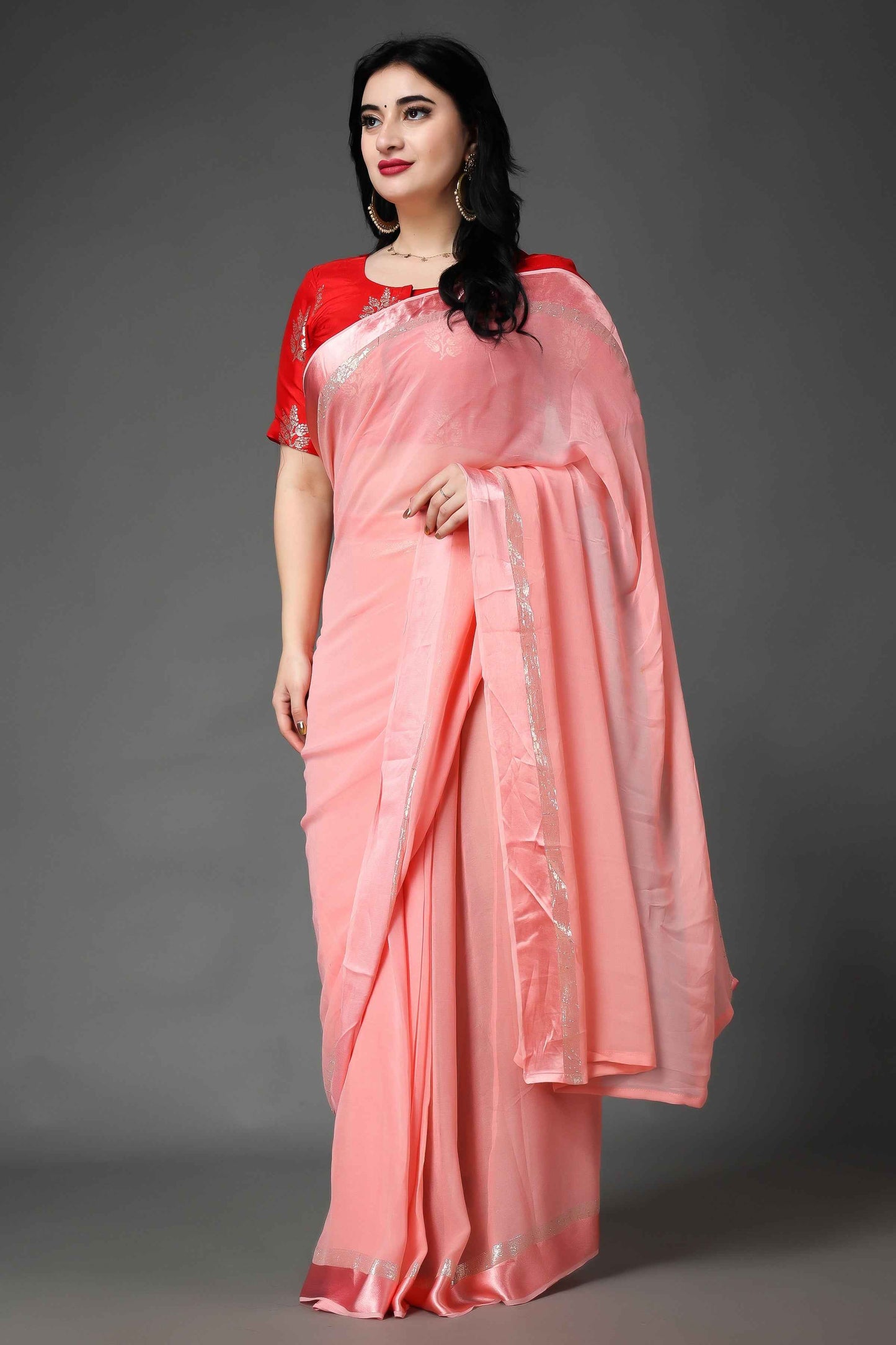 Buy Plus Size Festive Red Silk Blouse At Apella | Sizes XS to 10 XL | India | Free Delivery | Customized