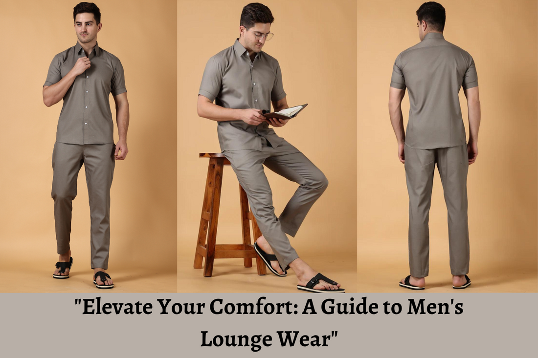 "Elevate Your Comfort: A Guide to Men's Lounge Wear"