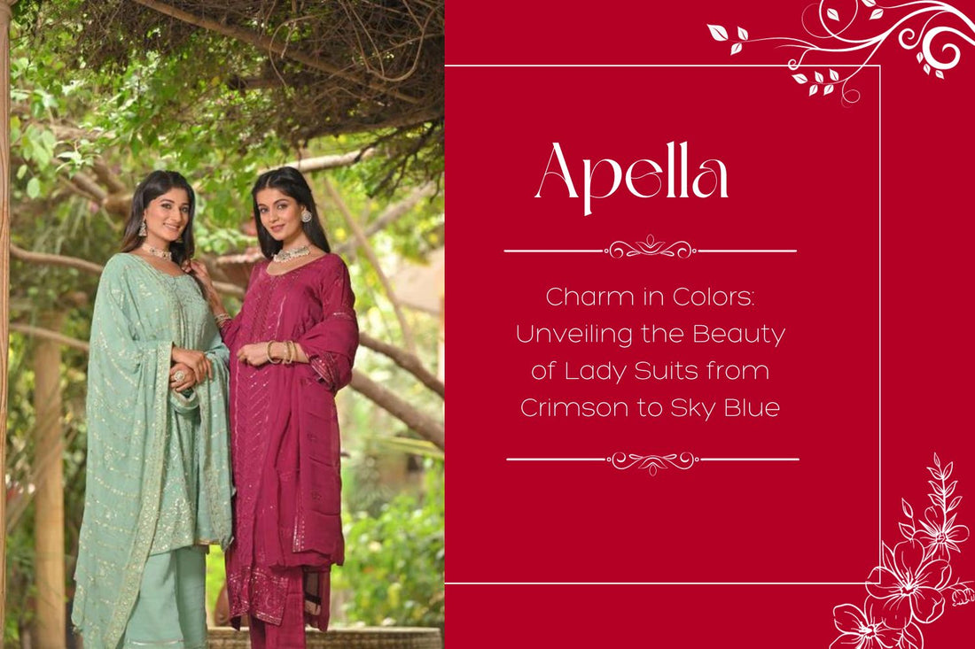 Charm in Colors: Unveiling the Beauty of Lady Suits from Crimson to Sky Blue