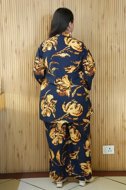 Autumn Noir Floral Co-ord Set