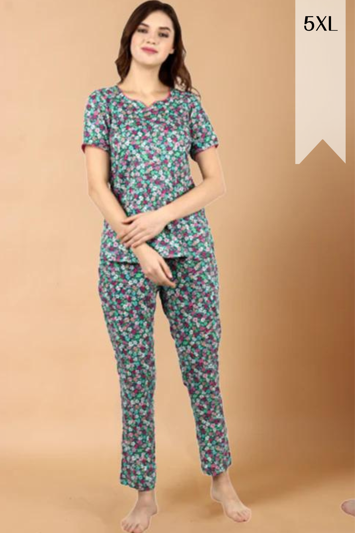 Forest Rayon Night Suit