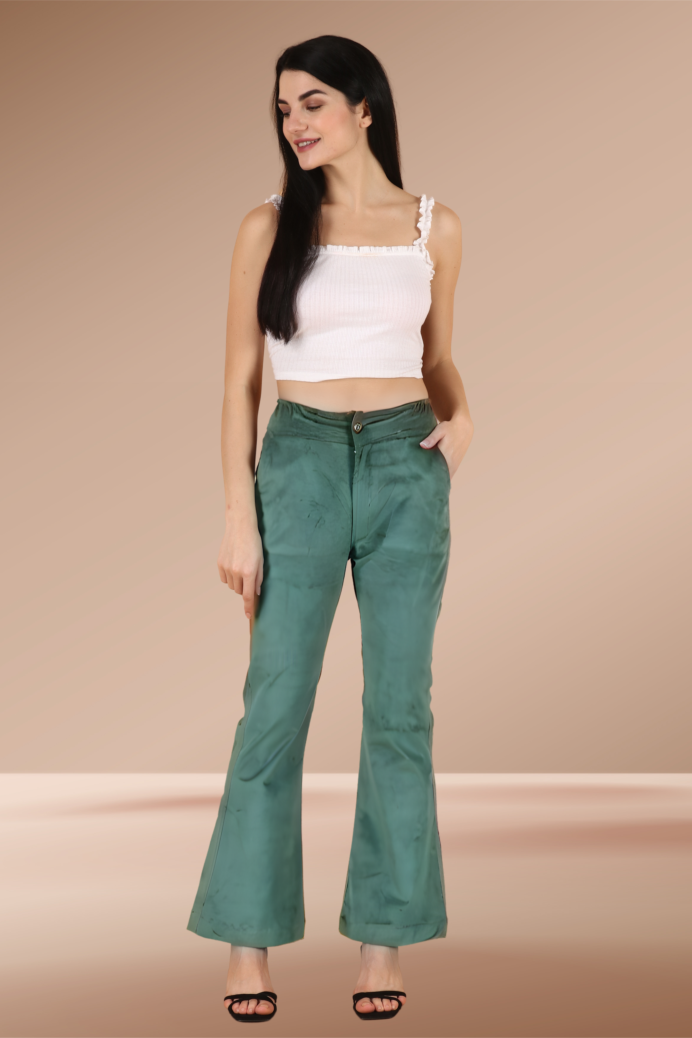 Bell Bottoms Stock Photo - Download Image Now - Flare Pants, 1970-1979,  Women - iStock