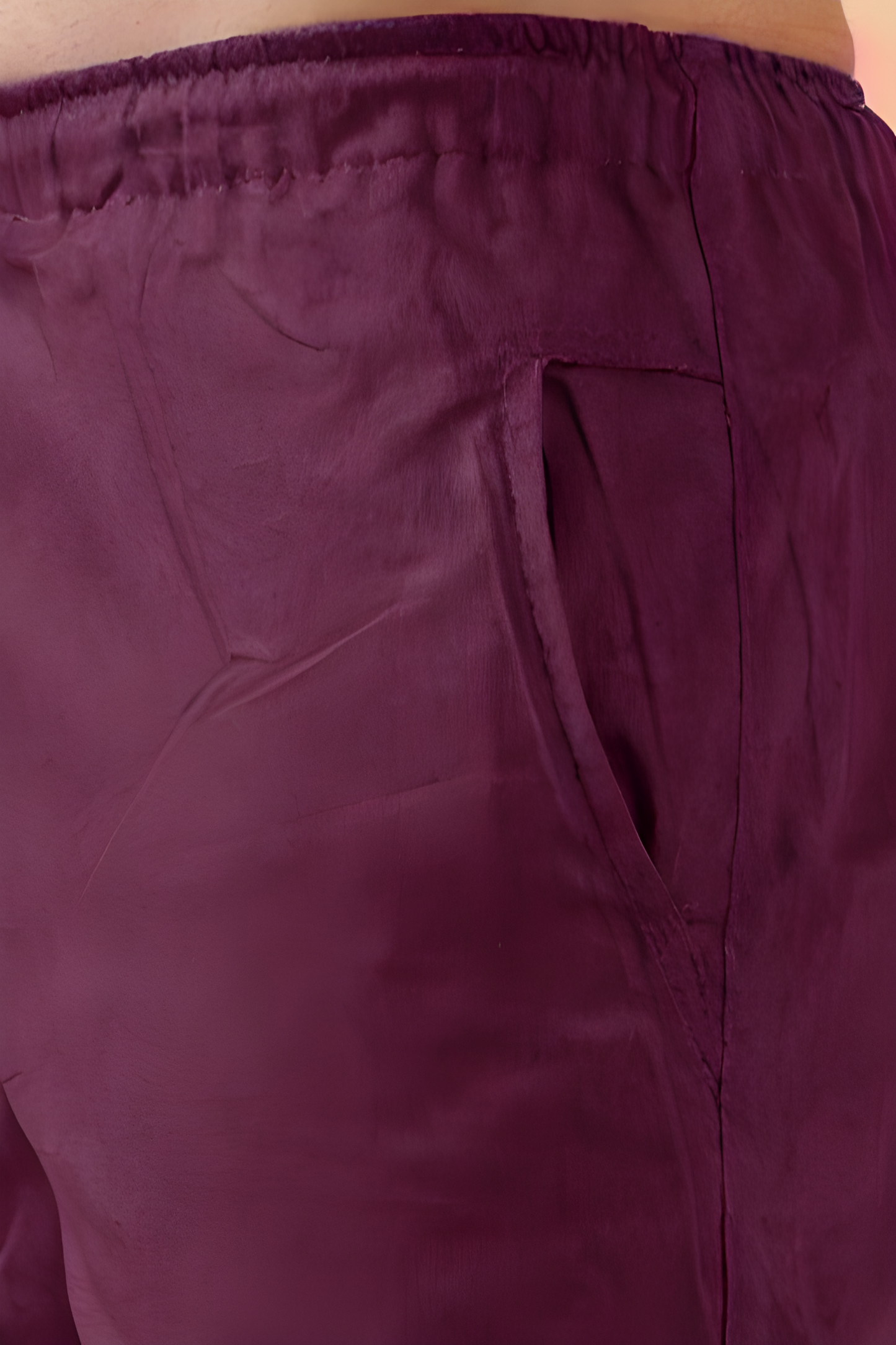 Buy Plus Size ​Windsor Wine Solid Stretch Cargo At Apella | Sizes XS to 10 XL | India | Free Delivery | Customized