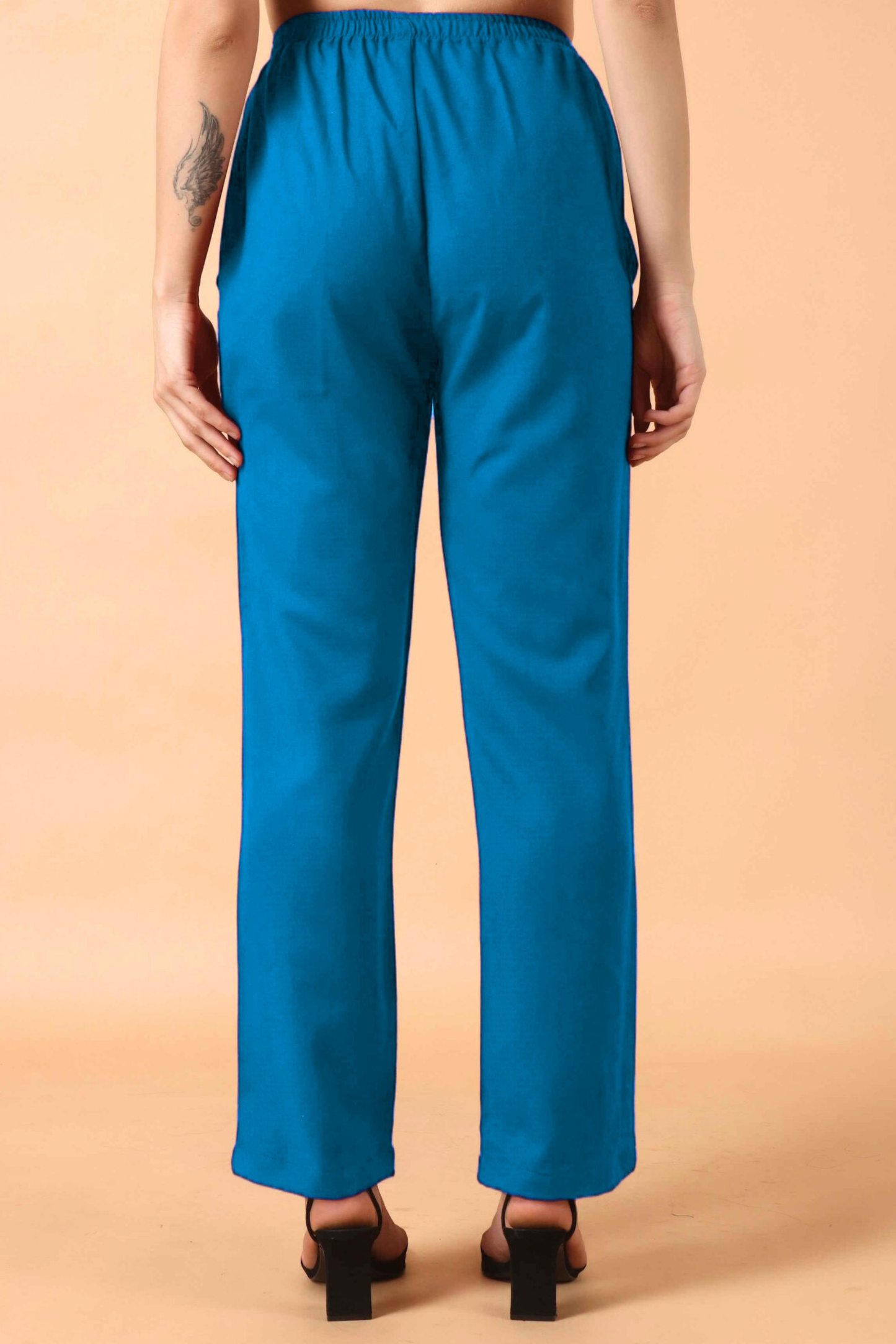 Firozi Woollen Pant Palazzo