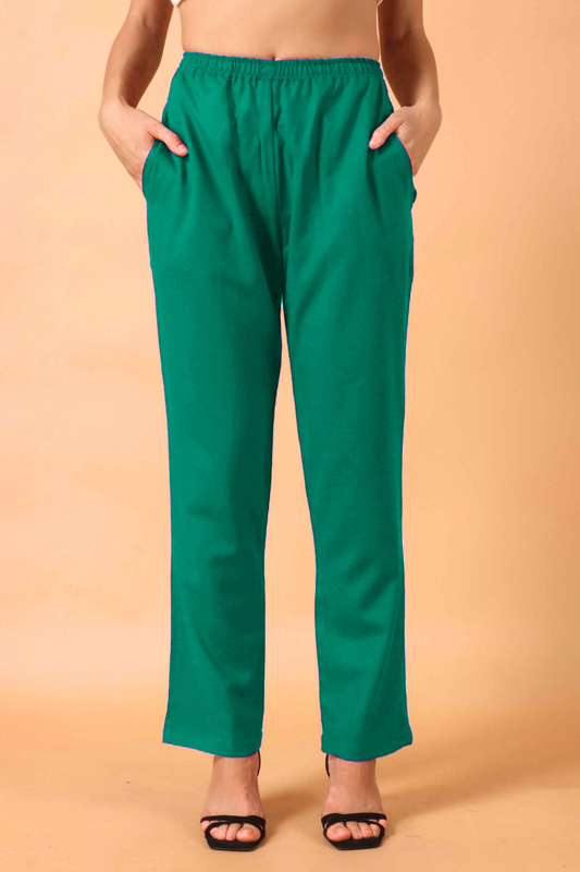 Aquamarine Woollen Pant Palazzo