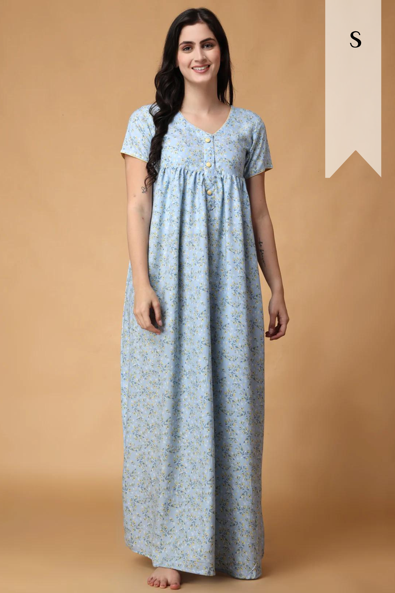 Zando Cotton Nightgowns for Women Soft Long Shirts Night Gowns for Adult Women  Sleep Shirts Coffee Cats M - Walmart.com