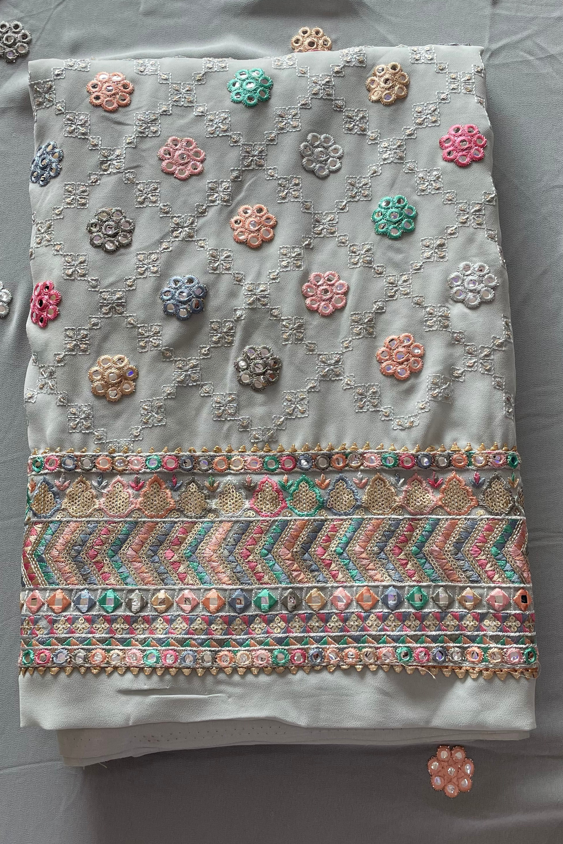 Buy Plus Size ​Pista Mirrored Fancy Suit At Apella | Sizes XS to 10 XL | India | Free Delivery | Customized