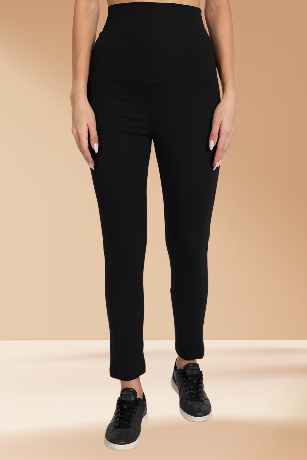 Buy Plus Size ​Black Tummy Tucker Jeggings At Apella | Sizes XS to 10 XL | India | Free Delivery | Customized