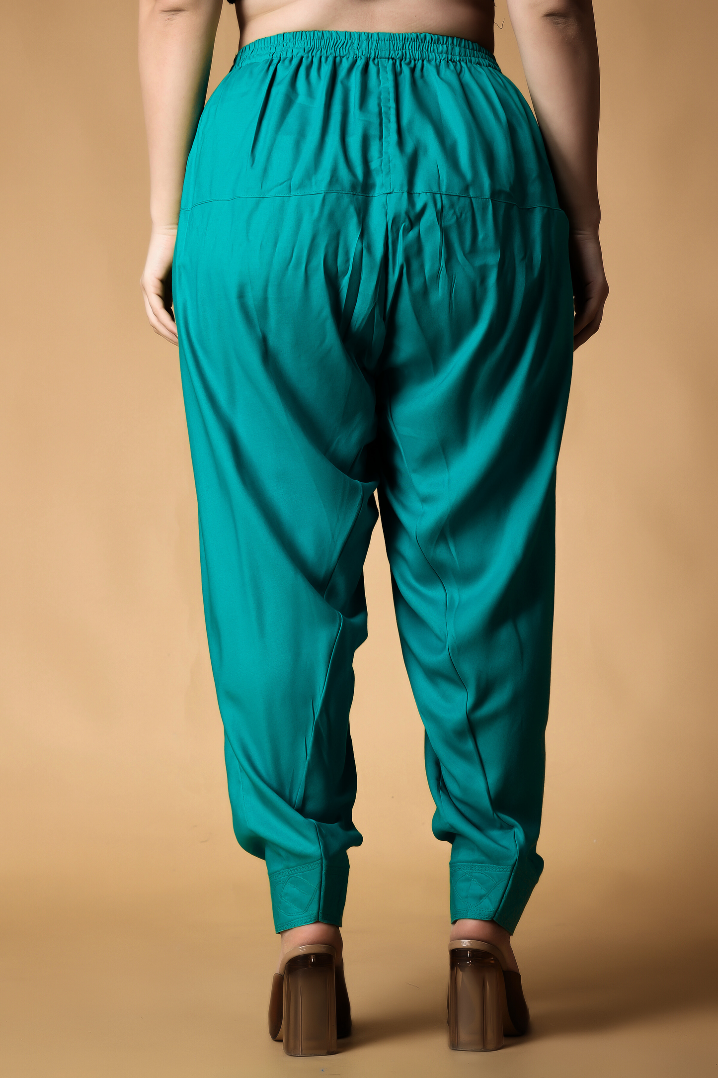 Firozi Rayon Pleated Salwar