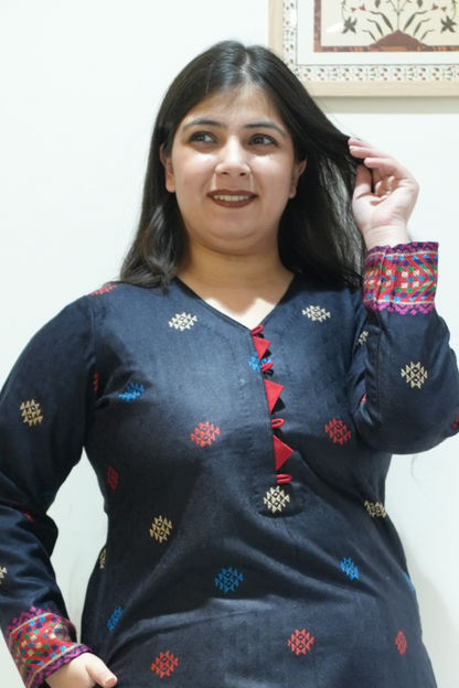 Scarlet Eclipse Woollen Salwar Suit