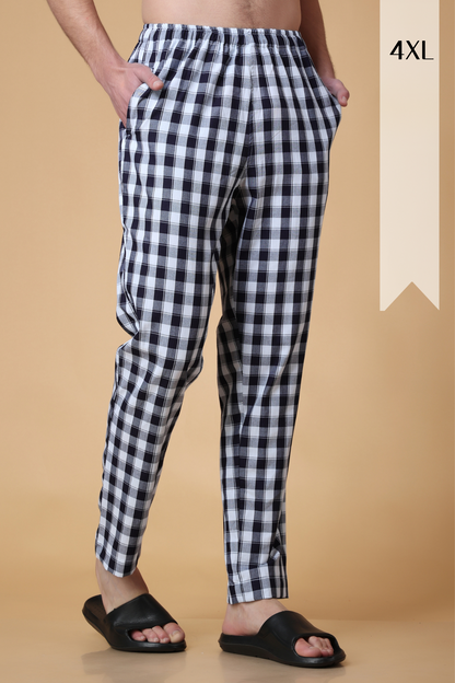 Classic Black Checked Cotton Pajama