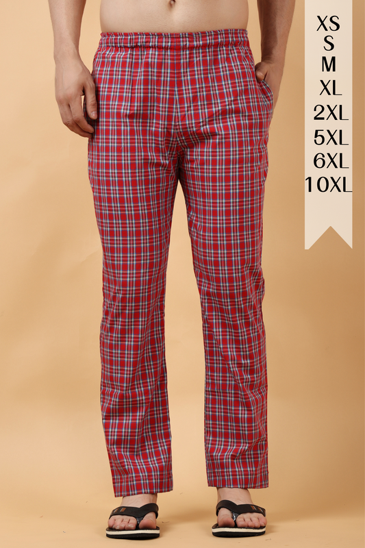 Red Currant Poplin Cotton Pajama
