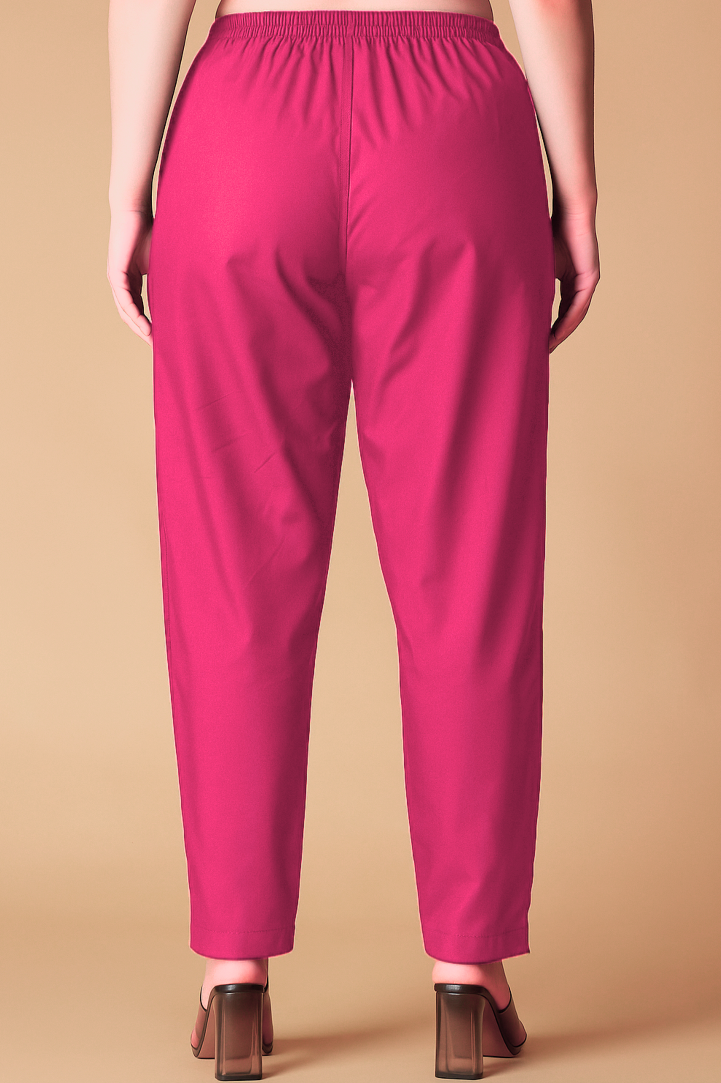 Magenta Cotton Kurti Pant