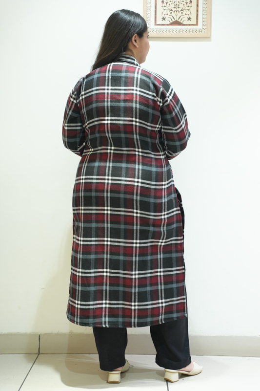 Black Hearth Woollen Kurta Set